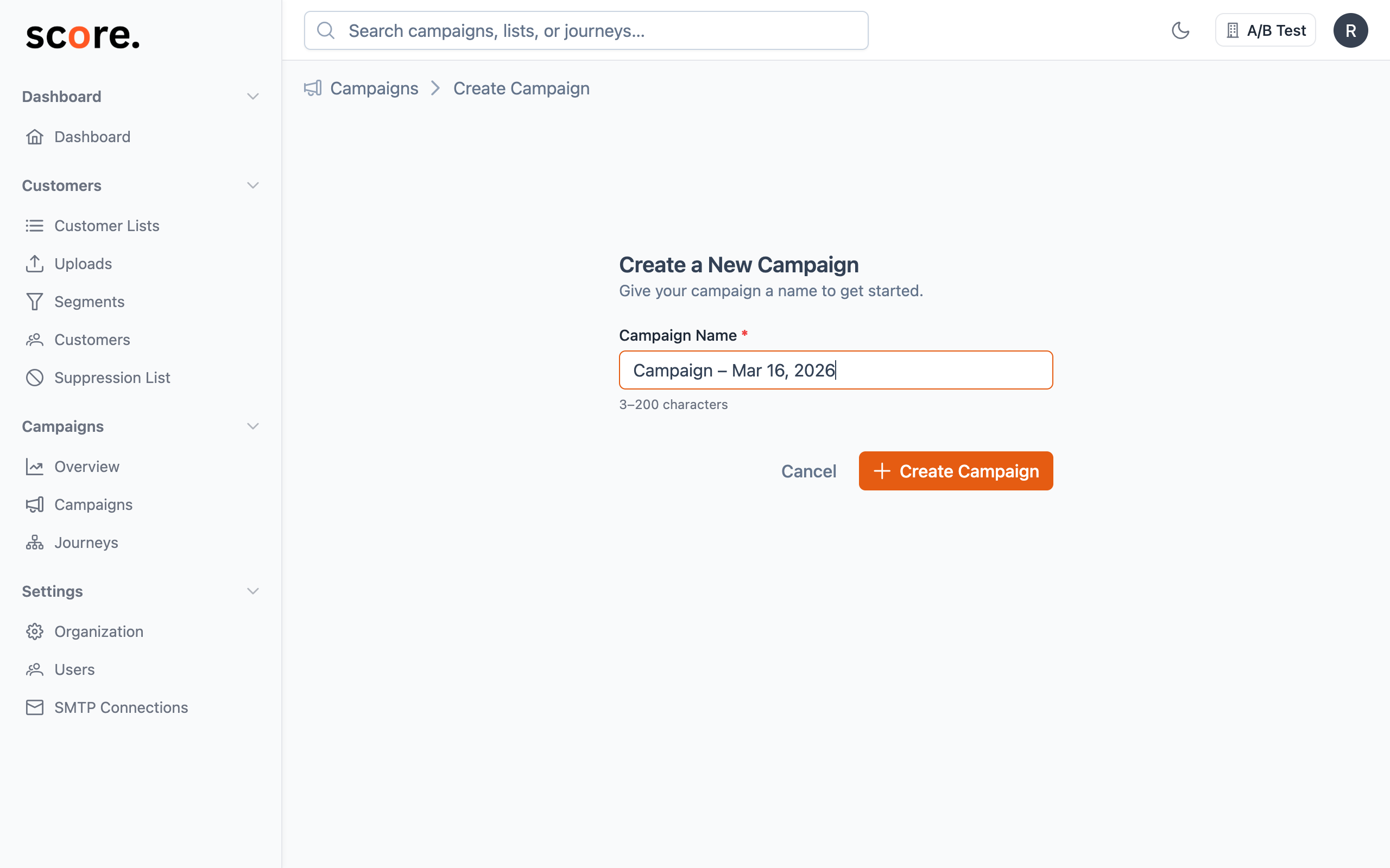 Campaign Create